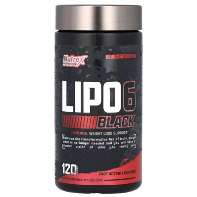Lipo 6 Black Powerful WLS Extreme Potency - 120 капс